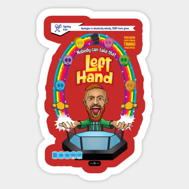 Nobody Can Take That Left Hand Sticker by deenallydesigns